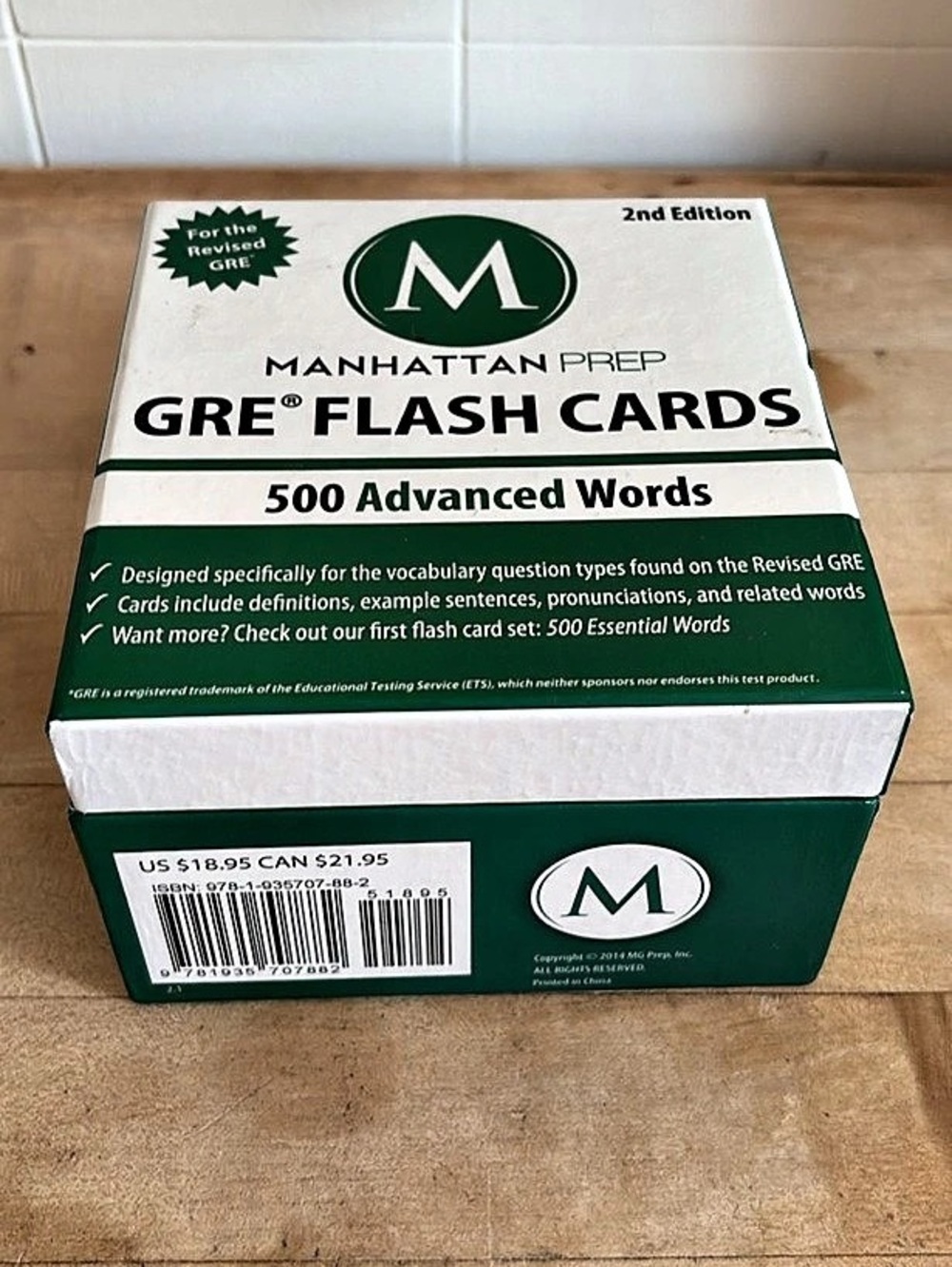 Manhattan Prep GRE Flash Cards: 500 Advanced Words 2nd Edition